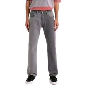 Levi's  501 Skateboarding Men's 34"X30" Denim Two-Tone Colorblock Straight Jeans